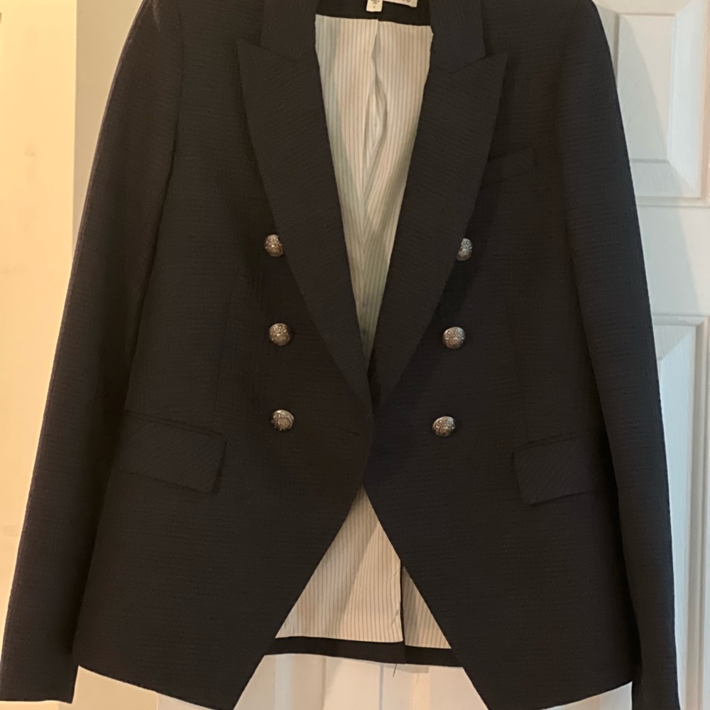 Veronica Beard Navy Miller Dickey Blazer